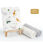 100% Cotton Muslin Baby Blankets (3-Pack) - Soft & Stylish