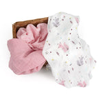 100% Cotton Muslin Baby Blankets (3-Pack) - Soft & Stylish main images