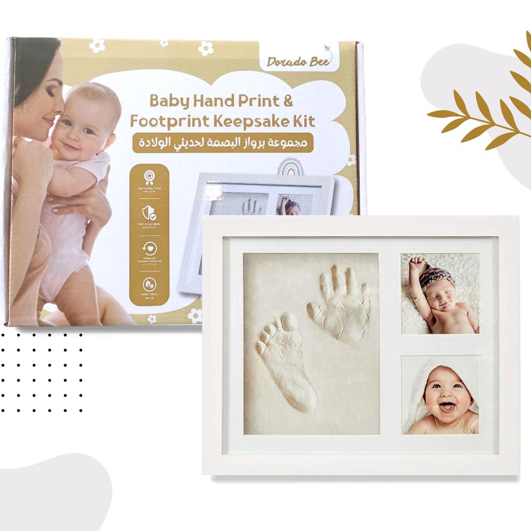 Baby Hand Print & FootPrint Keepsake Kit